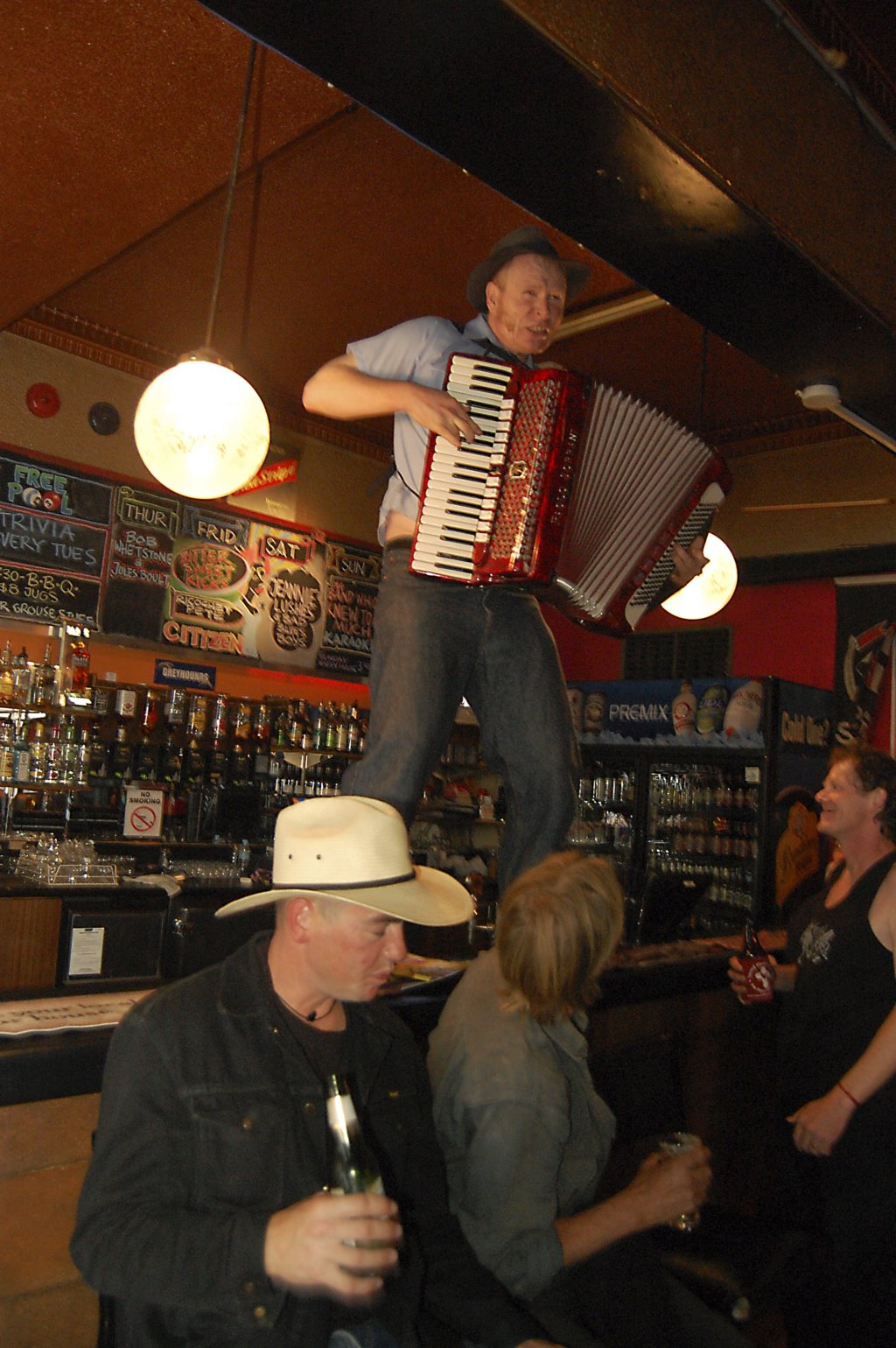 Dave on the bar