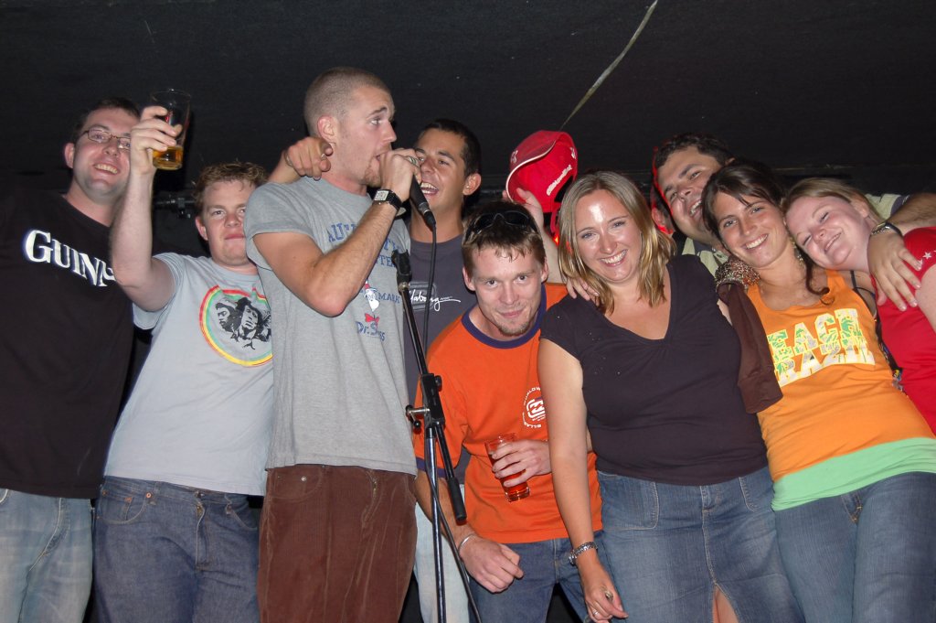 Pint Crew on stage