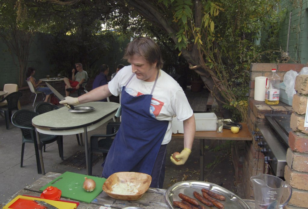 Fred T Farlowe on the BBQ