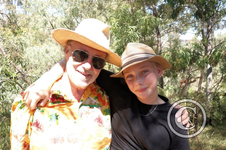RRR BBQ Day 2019: Ian and daughter