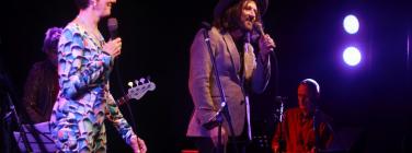 Sarah Carroll and Lachlan Bryan at Caravan Music Club 9/11/19