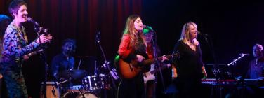 Sarah Carroll, Lisa Miller and Rebecca Barnard at Caravan Music Club 9/11/19