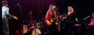 Sarah Carroll, Lisa Miller and Rebecca Barnard at Caravan Music Club 9/11/19