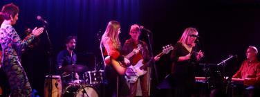 Sarah Carroll, Lisa Miller and Rebecca Barnard at Caravan Music Club 9/11/19
