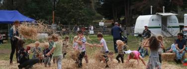 Hay fight at Collingwood Childrens Farm 3/11/19