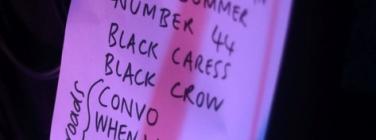 Rob Snarski set list at the Caravan Music Club 05/04/19