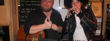 Van Walker and friend at the Drunken Poet 22/09/19