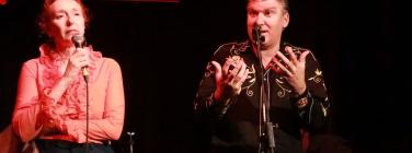 Michael Simic and Fiona Scott Norman at the Spotted Mallard 21/02/20
