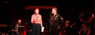Michael Simic and Fiona Scott Norman at the Spotted Mallard 21/02/20