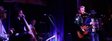 Michael Simic and friends at the Spotted Mallard 21/02/20