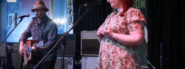 Les Thomas and Brooke Russell at the Spotted Mallard 25/01/2020