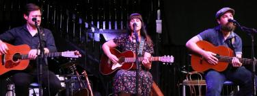 Les Thomas, Joyce Prescher and Stephen Grady at Brunswick Ballroom 06/11/21
