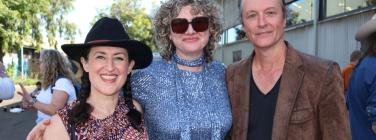 Jo, Suzannah and Douglas Lee Robertson at Out on the Weekend 2021