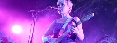 Liz Stringer and band at Out on the Weekend 2021