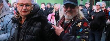 Bruce and friend at the Abbotsford Convent 02/07/22