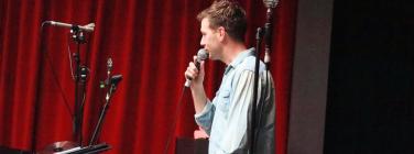 Wil introducing Pitchface at the Brunswick Ballroom 11/12/22