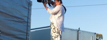 Photographer at Footscray Park 31/12/23