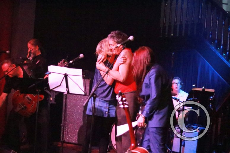 Sarah, Celia Church and Kerri Simpson at Brunswick Ballroom 14/05/23