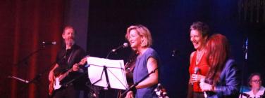 Sarah, Celia Church and Kerri Simpson at Brunswick Ballroom 14/05/23