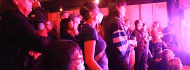Audience at RRR Performance Space 28/04/23