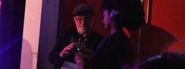 Tim Thorpe and friend at RRR Performance Space 28/04/23