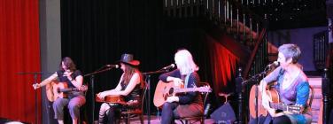 Many Connell, Creature Jones, Cate Taylor, and Sarah Carroll at the Brunswick Ballroom 29/04/23