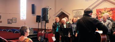 Warm up at Queenscliff Uniting Church 10/09/23