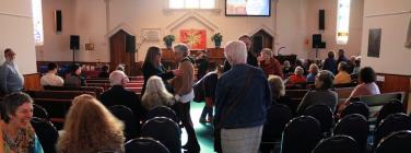 Audience at Queenscliff Uniting Church 10/09/23