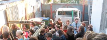 Havin' a durry! at Estonian House 13/05/23