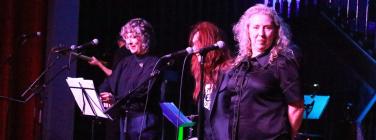 Angie Hart, Kerri Simpson and Barb Waters at Brunswick Ballroom 12/05/24