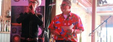 Ernie from Swinging Doors and Miles O'Neil at the Lulie Tavern 22/12/24
