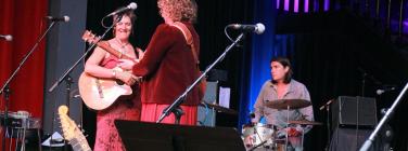 Sarah and Suzannah with Fenn at Brunswick Ballroom 25/02/24