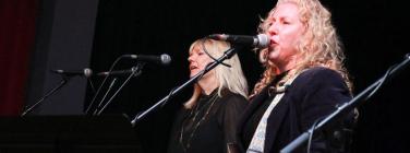 Barb Waters and Anna Burnley at Brunswick Ballroom 25/02/24
