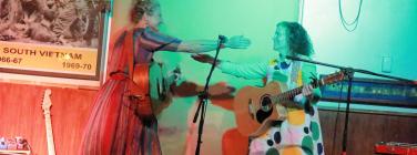 Jackie Marshall and Louise Mackenzie at Coburg RSL 27/04/24