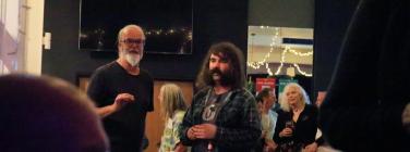 Flash AhAh and Matty Munster at the St Kilda Bowling Club 02/11/24