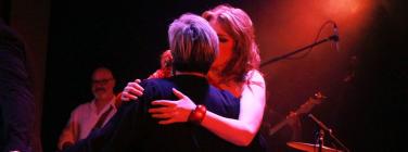 Geraldine Quinn and Nina Ferro at the Brunswick Ballroom 21/12/24