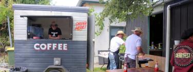 Sausage sizzle at Archies Creek Hotel 1/1/25