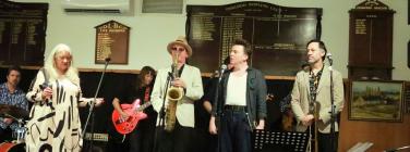 Tracey Miller and band at the Oakleigh Bowling Club 02/03/25