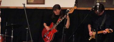 Tracey Miller and band at the Oakleigh Bowling Club 02/03/25