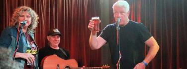 Jack O'Dell, Suzannah and Jeff Lang at Union Hotel Brunswick 31/08/25
